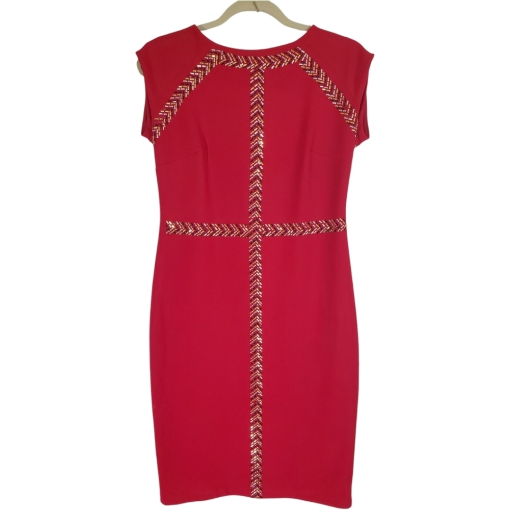 🚫 Out Of Stock Colleen Lopez Red BODYCON Dress Size Small